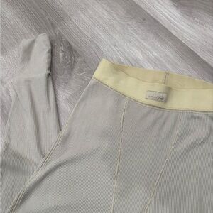 SKIMS Light Sage Ribbed Leggings